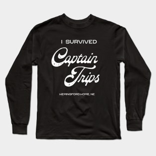 i survived captain trips Long Sleeve T-Shirt